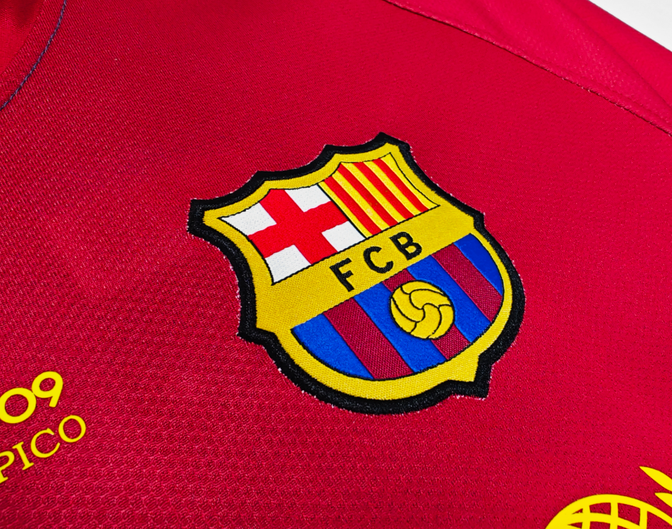 Playera Barcelona Retro 08/09 Con Nombre De Messi