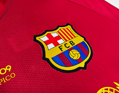Playera Barcelona Retro 08/09 Con Nombre De Messi