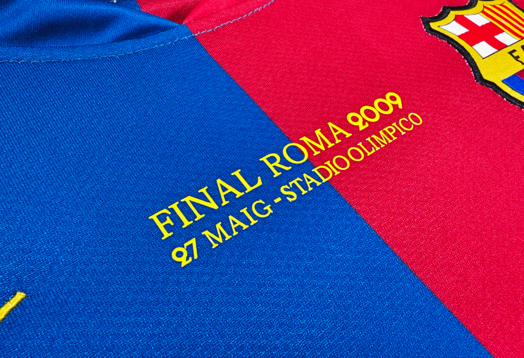 Playera Barcelona Retro 08/09 Con Nombre De Messi