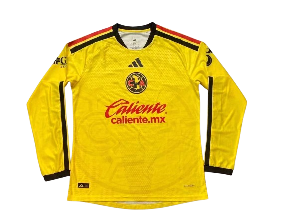 Playera Club America Manga Larga Version Jugador 26/27