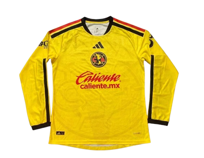 Playera Club America Manga Larga Version Jugador 26/27