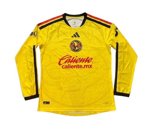 Playera Club America Manga Larga Version Jugador 26/27