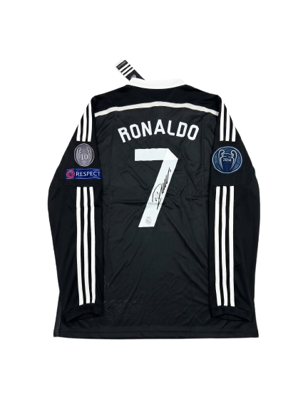 Playera Real Madrid Con Nombre De CR7 y Autografo