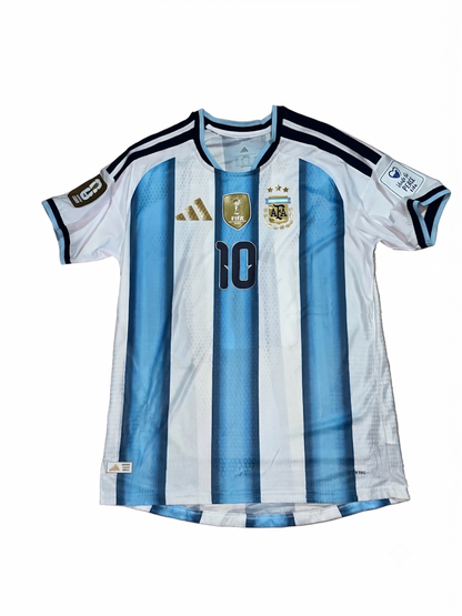 Playera Argentina Con Nombre De Messi Autografo