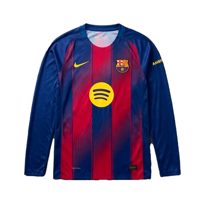 Playera Manga Larga Barcelona 25/26 Version Jugador